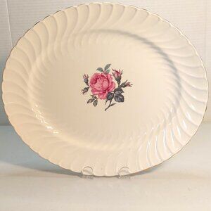 Vtg Burleigh Ware Serving Platter 14"X11"